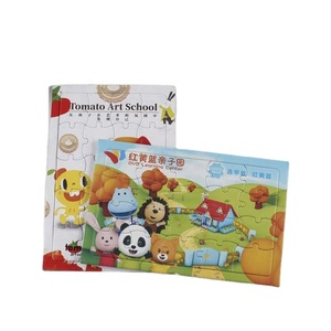 Customized Eco-Friendly Paper Kids Jigsaw Puzzle Promotional Educational Toy for Preschool Art Schools Personalized Business