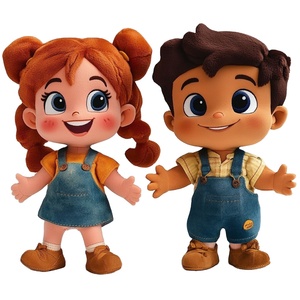 Factory OEM Custom Plushie Cartoon Characters Plush Dolls Peluche Manufacturer