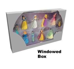 Clear Window Box Custom Plush Packaging