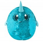 8-inch Custom Shimmeez Sequin Narwhal Plush