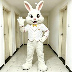 Adult Rabbit Soft Plush Outdoor Advertising Mascot