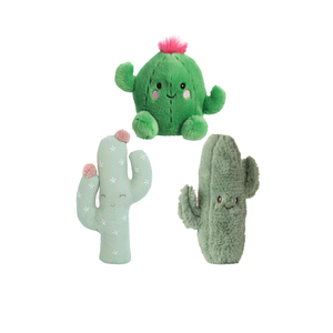ODM OEM Plush Toys Customized Pattern Cactus Plush Toys Stuffed Plant Soft Dolls