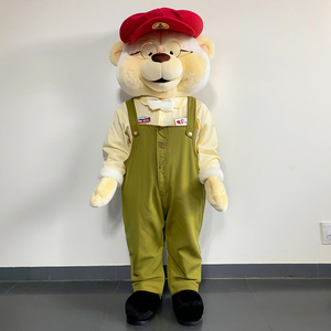 Custom Glasses Teddy Bear Plush Mascot