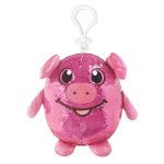 Clip-On Shimmeez Sequin Pig Keychain