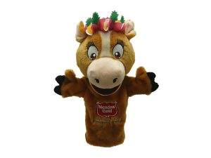 Meadow Gold Dairy Mascot Hand Puppet