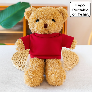 Customized Teddy Bear T-Shirt Personalized Soft Plush