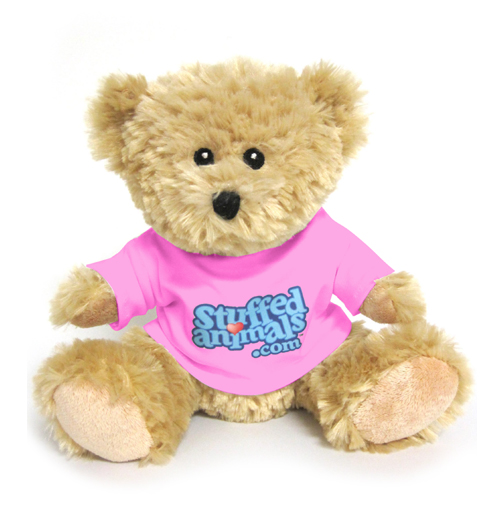 Promotional Pink T-Shirt Stuffed Teddy Bear