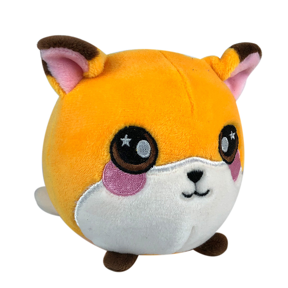 Custom Squeezamals Fox Plush Toy