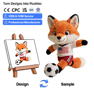 Customizable Fox Mascot Plush Toys Factory