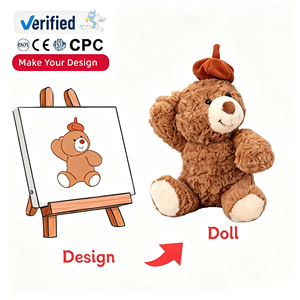 Custom Pillow Teddy Bear Plush Doll Super Soft